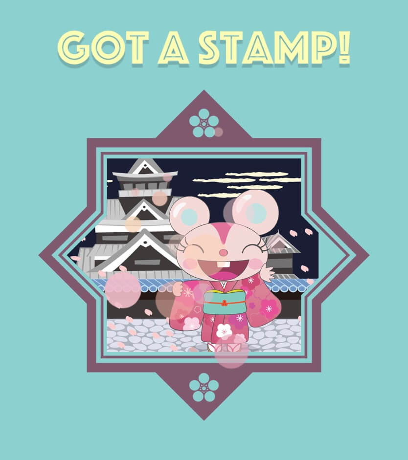 スタンプをゲット